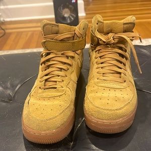 Air Force One High Mustard Suede
